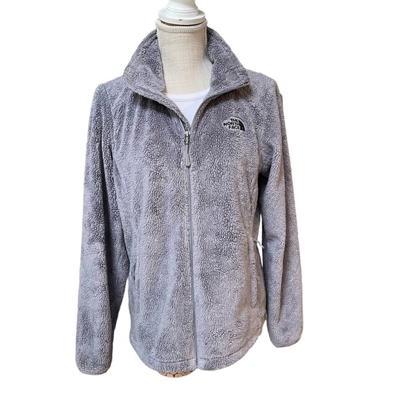 The North Face Silver Full Zip Osito 2 Fleece‎ Jacket Size: M - Picture 2 of 11